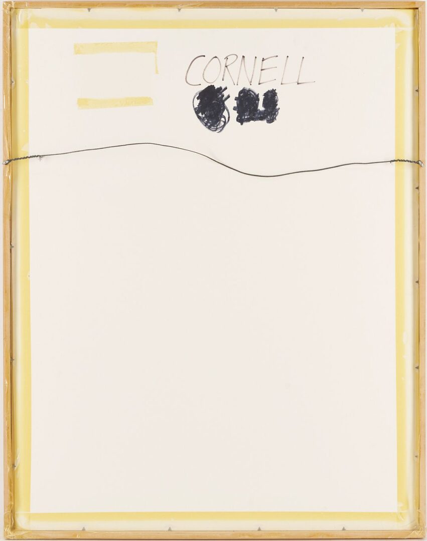 Lot 1163: Thomas Cornell Double Study Drawing of Standing Nude