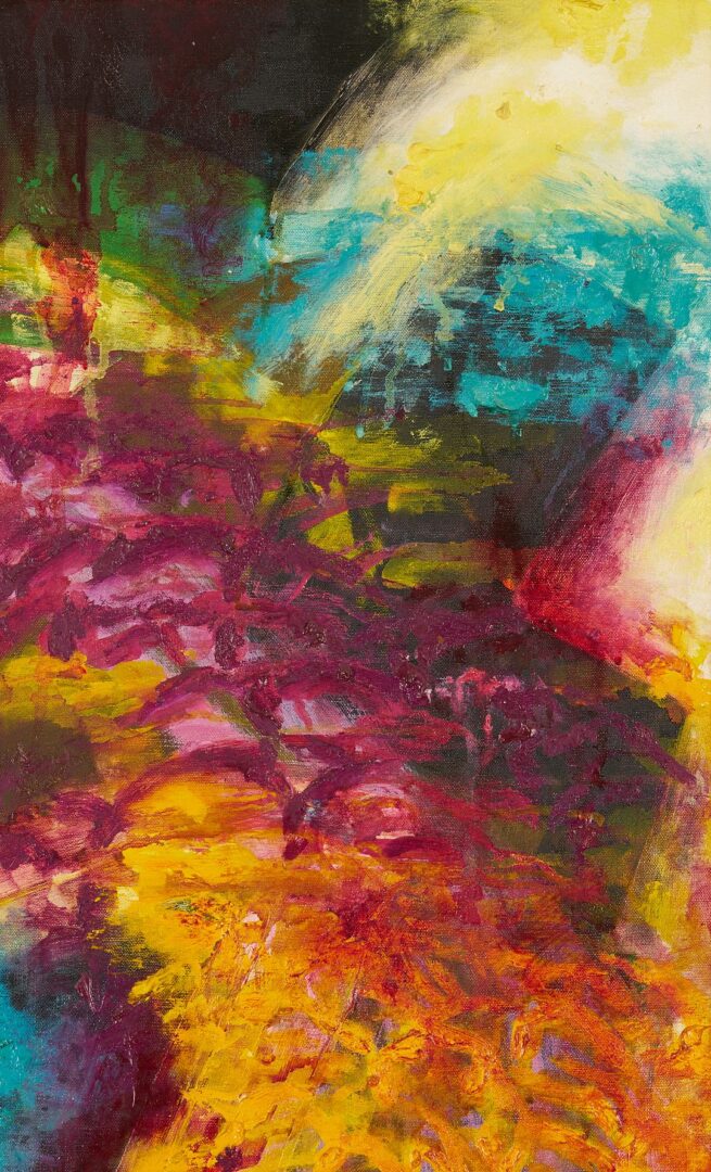 Lot 1164: Cecil Shapiro, Mid-Century O/C Painting, Migration
