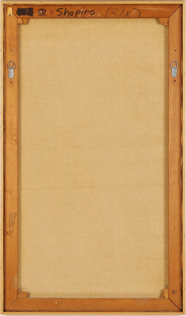 Lot 1164: Cecil Shapiro, Mid-Century O/C Painting, Migration