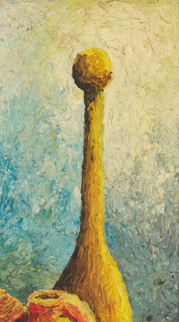 Lot 1165: 2 Midcentury Modern Still Life Paintings Incl. John Hegarty & Floral