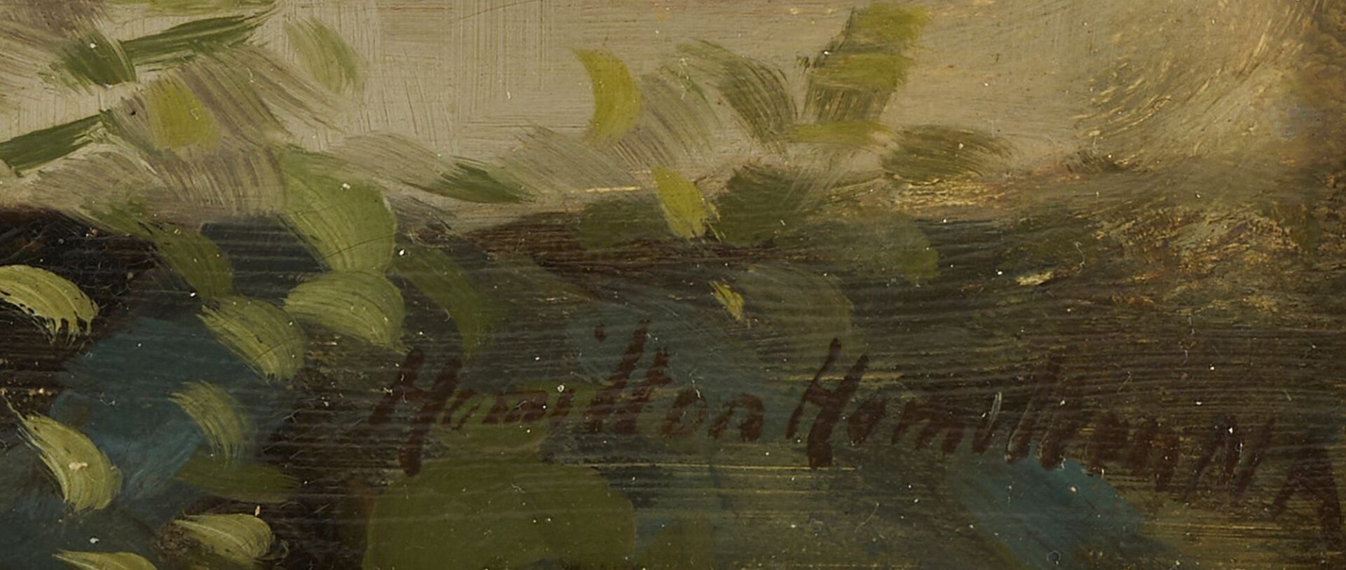 Lot 116: Hamilton Hamilton Oil Painting, Woman with Roses