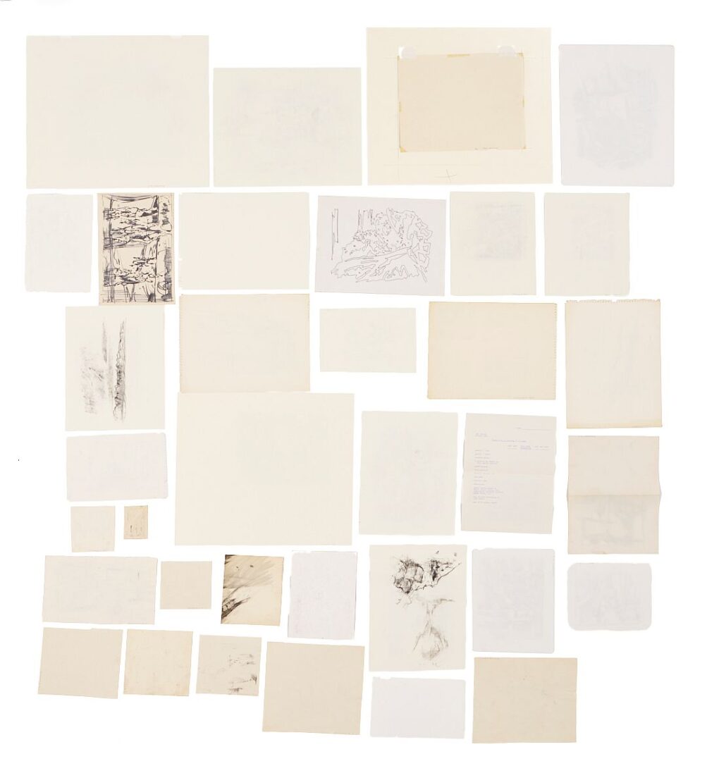 Lot 1172: 35 George Cress Abstract Drawings, Sketches & Studies