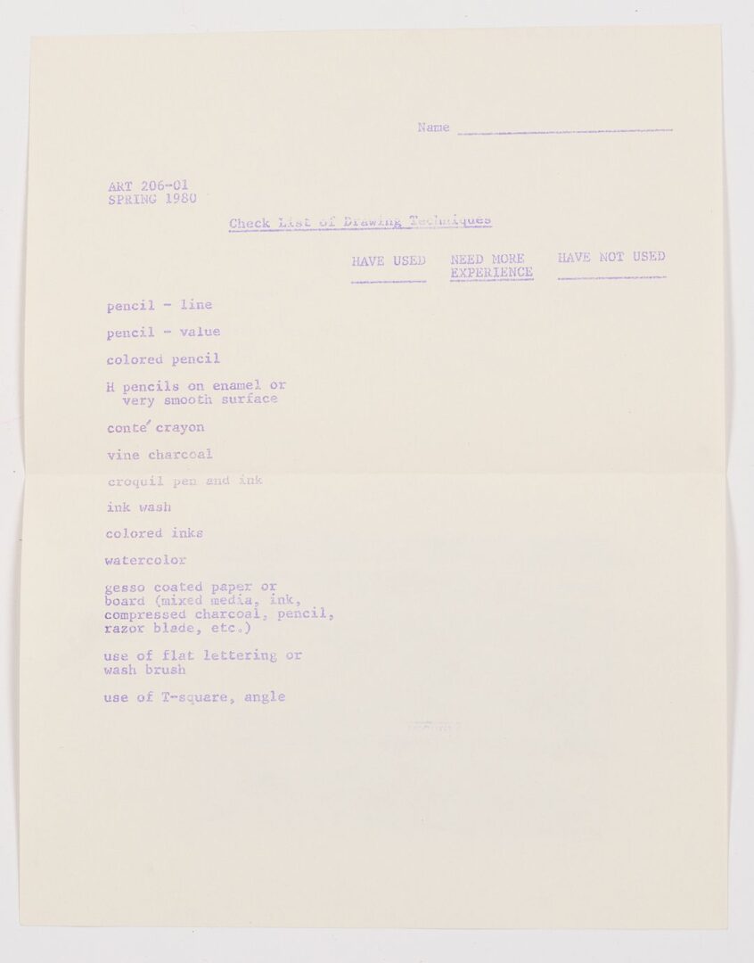 Lot 1172: 35 George Cress Abstract Drawings, Sketches & Studies