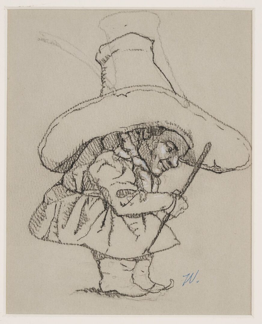Lot 1173: Ten Werner Wildner Works on Paper, Incl. Exhibited
