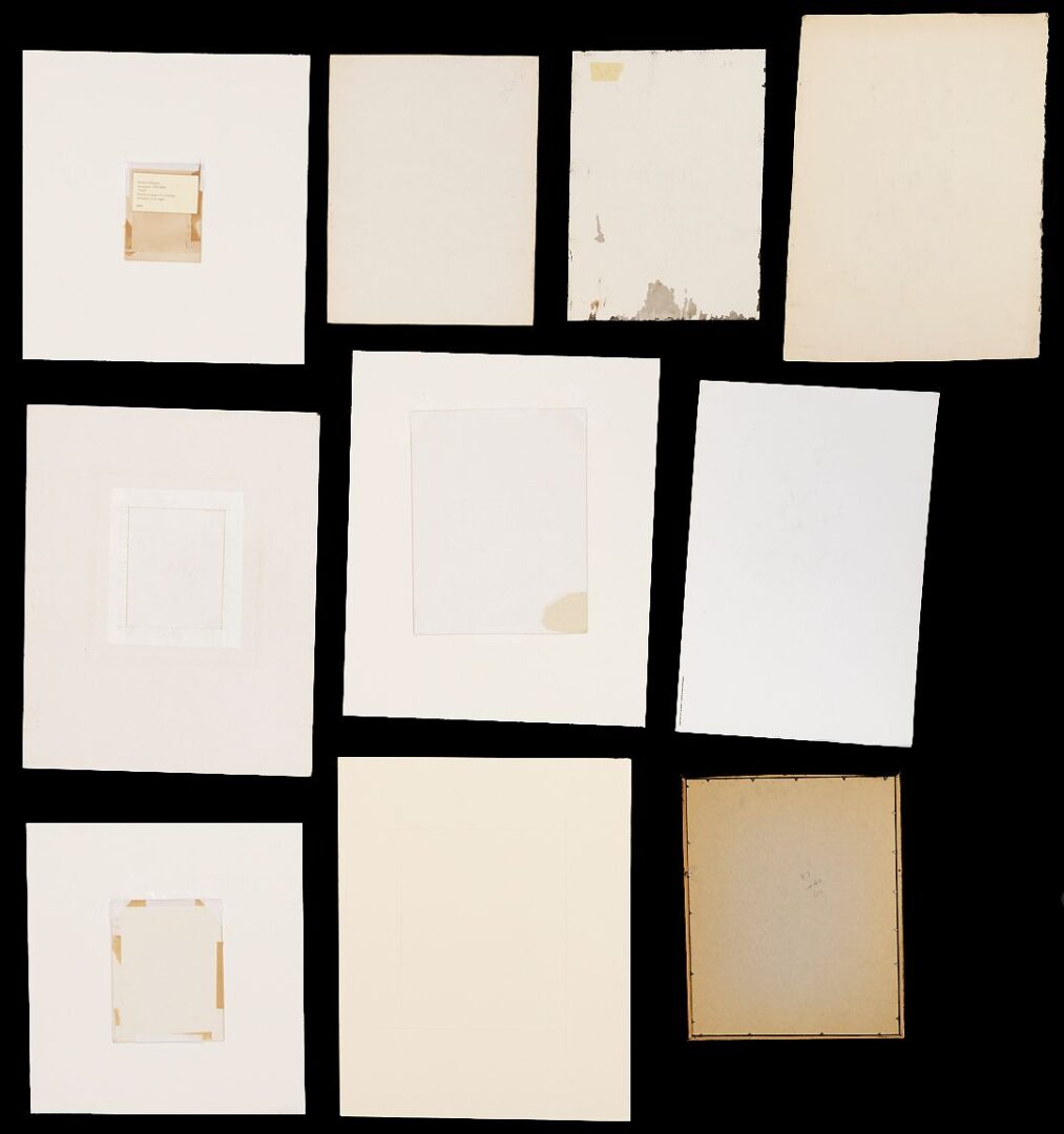 Lot 1173: Ten Werner Wildner Works on Paper, Incl. Exhibited