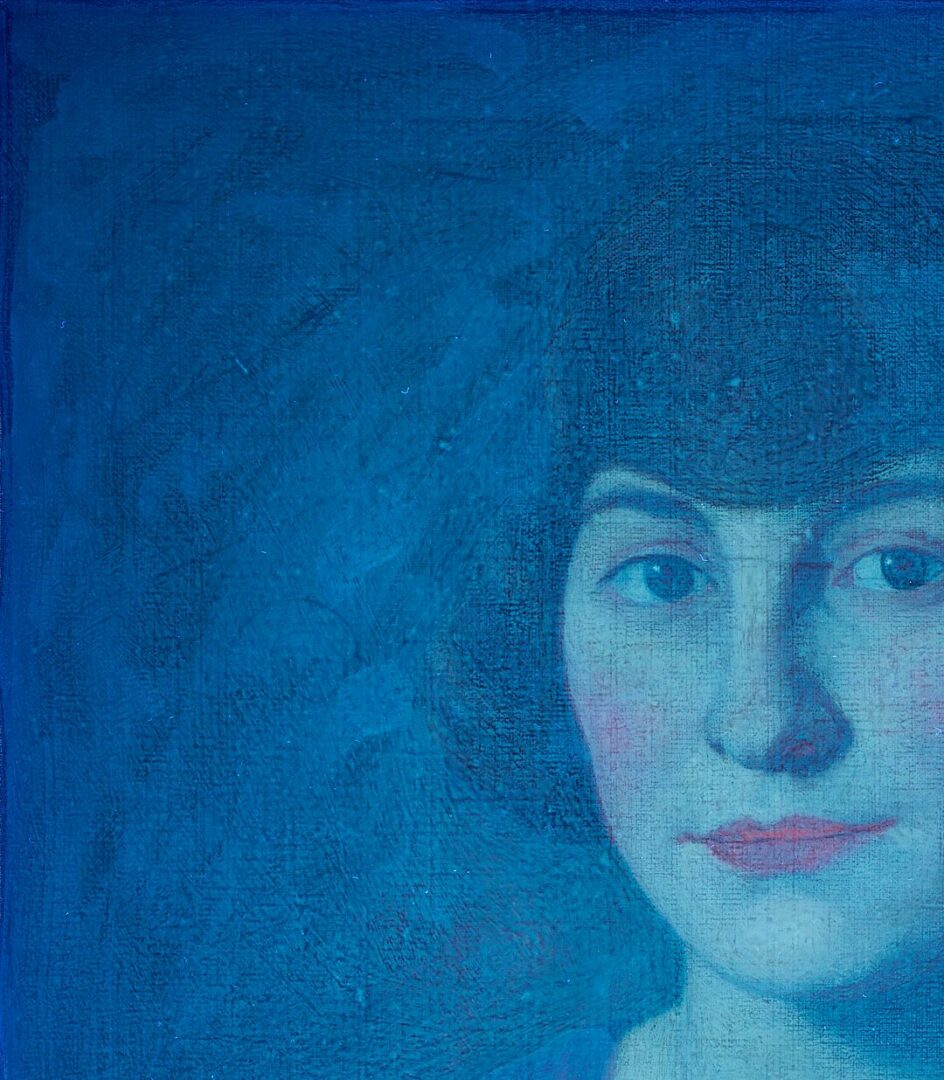 Lot 120: Maxfield Parrish, Portrait of a Woman, 1922