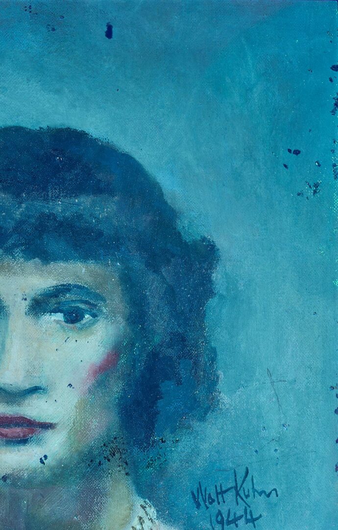 Lot 121: Walt Kuhn O/B Portrait of Elizabeth Bliss Parkinson