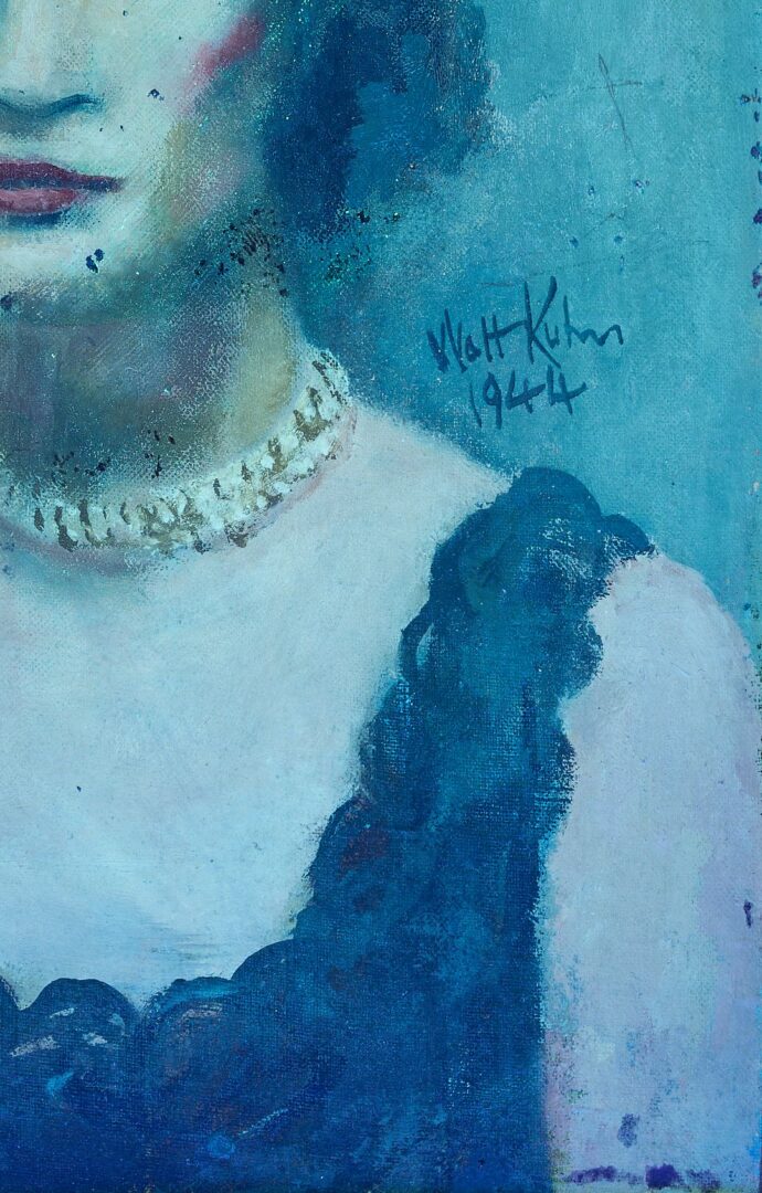 Lot 121: Walt Kuhn O/B Portrait of Elizabeth Bliss Parkinson