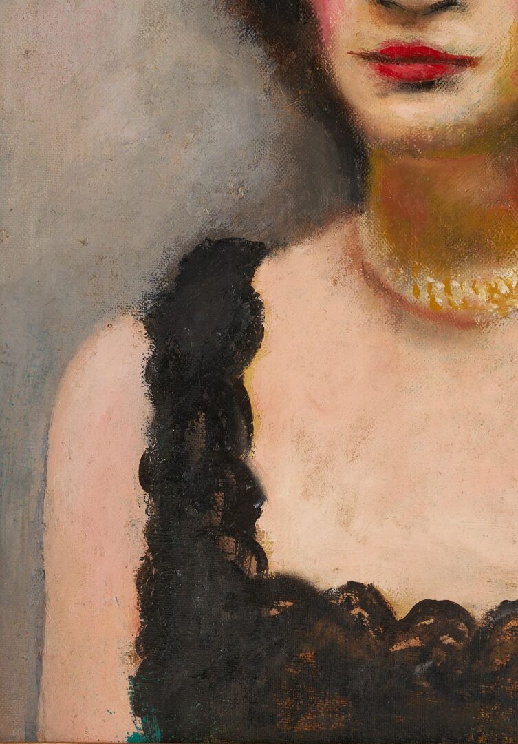 Lot 121: Walt Kuhn O/B Portrait of Elizabeth Bliss Parkinson