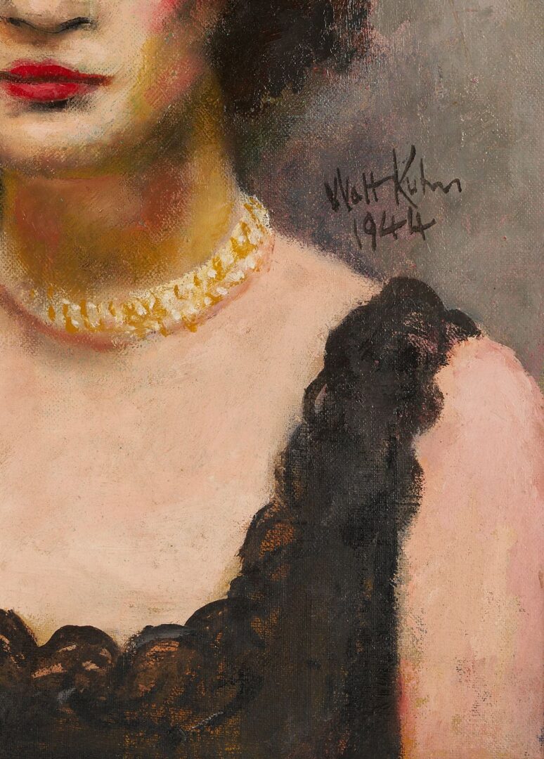 Lot 121: Walt Kuhn O/B Portrait of Elizabeth Bliss Parkinson