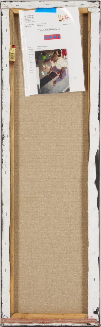 Lot 137: 3 Ronnie Tjampitjinpa Abstract O/C Paintings, Tingari Cycle Triptych