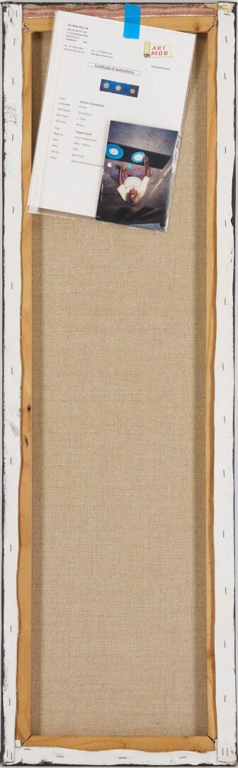 Lot 137: 3 Ronnie Tjampitjinpa Abstract O/C Paintings, Tingari Cycle Triptych