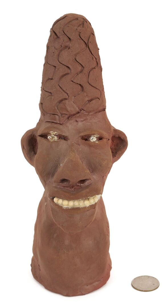 Lot 140: Bessie Harvey Folk Art Sculpture, Exhibited