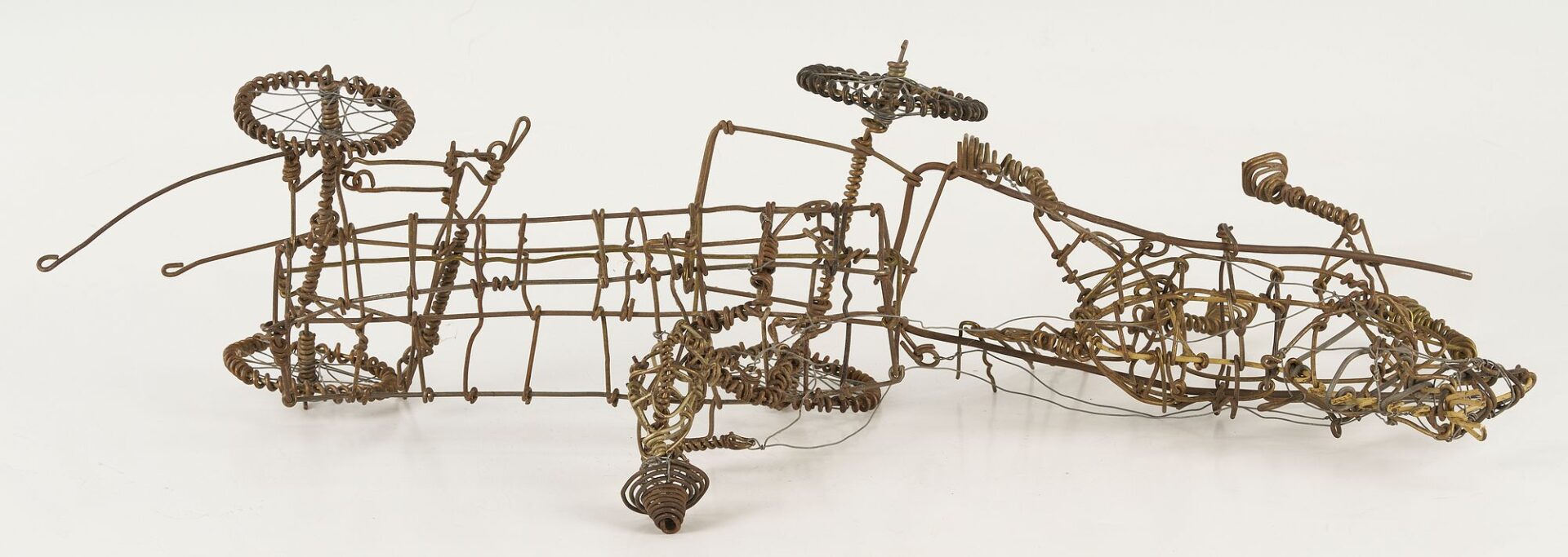Lot 141: 2 Vannoy Streeter Wire Horse Sculptures