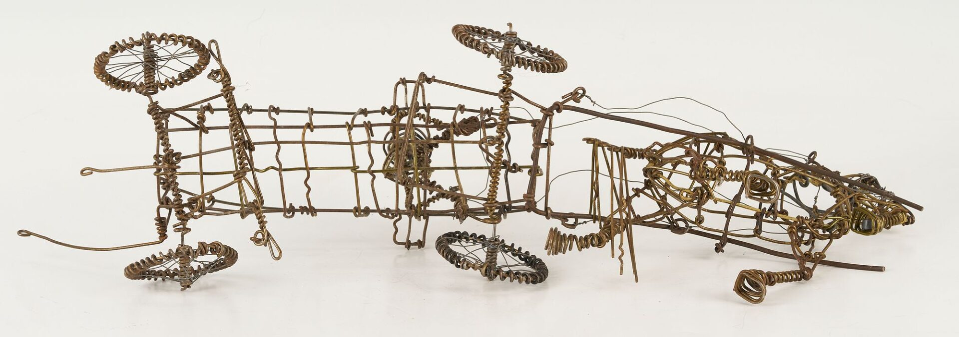 Lot 141: 2 Vannoy Streeter Wire Horse Sculptures