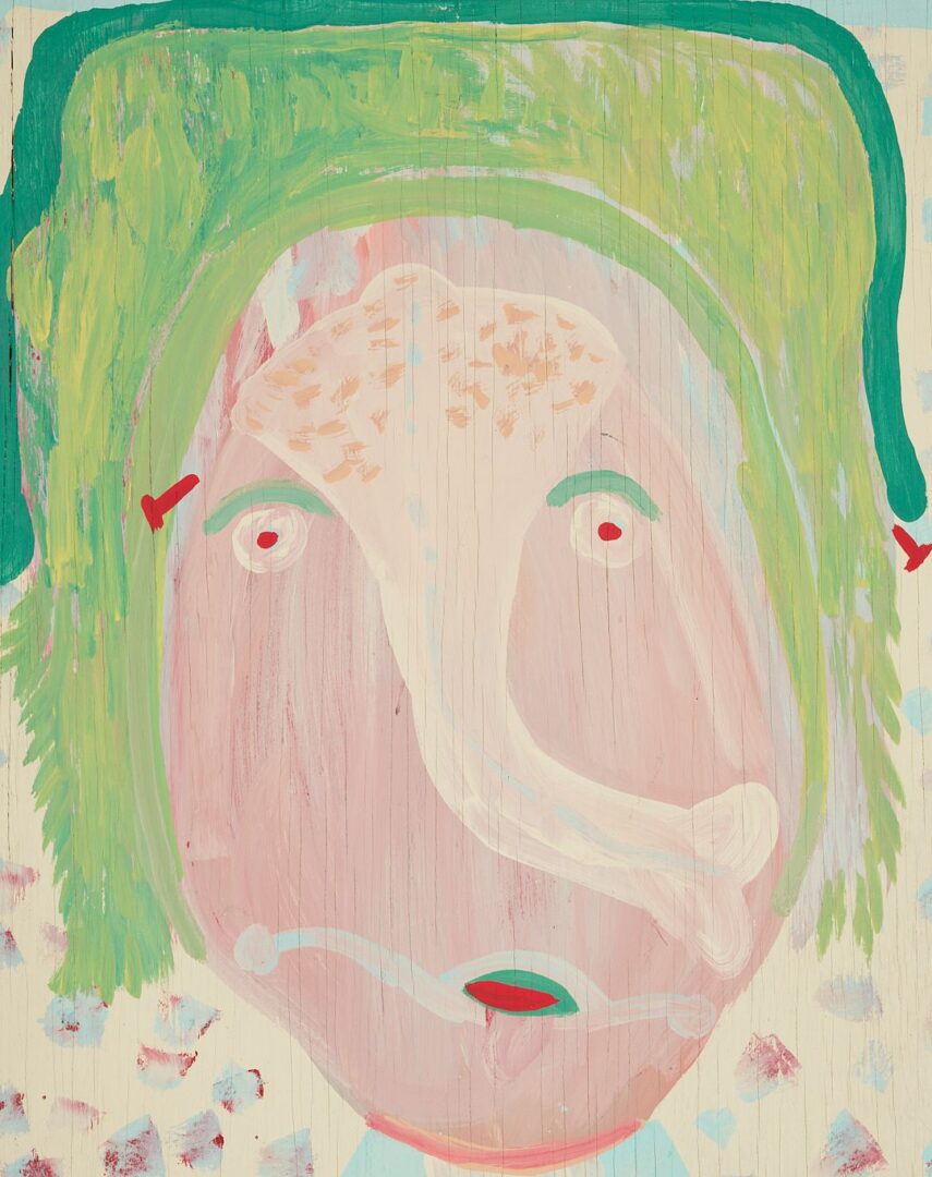 Lot 145: Large Mose Tolliver Outsider Art Painting