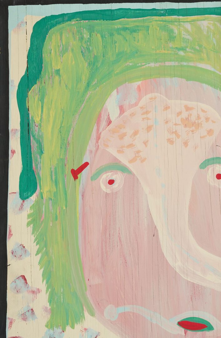 Lot 145: Large Mose Tolliver Outsider Art Painting