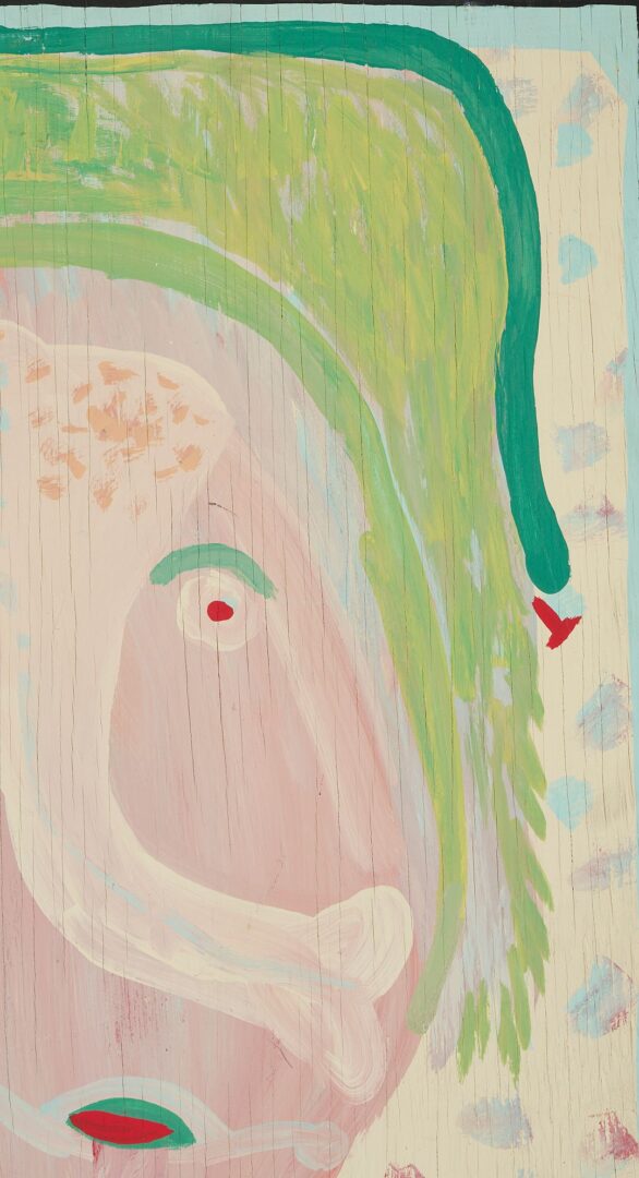 Lot 145: Large Mose Tolliver Outsider Art Painting