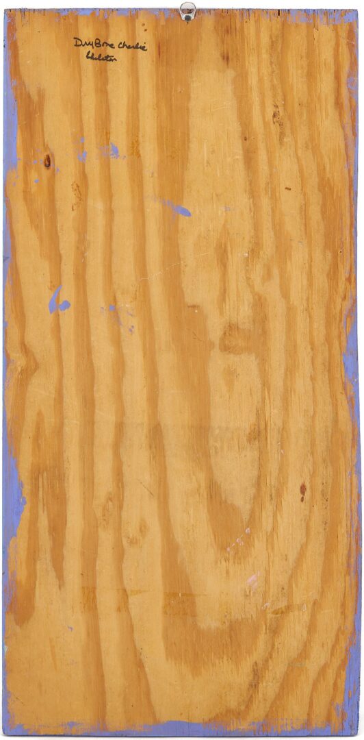 Lot 146: Mose Tolliver Folk Art Painting, Dry Bone Charlie Skeleton