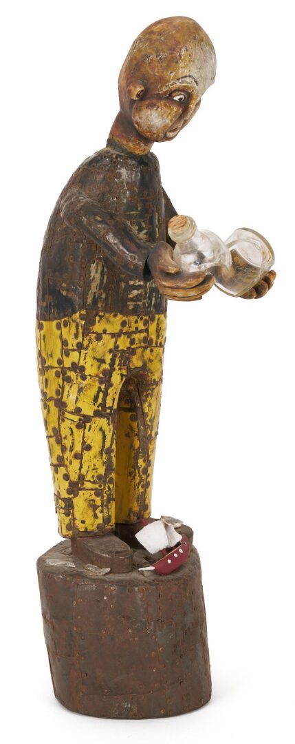 Lot 153: 3 Kevin Titzer Contemporary Folk Art Sculptures