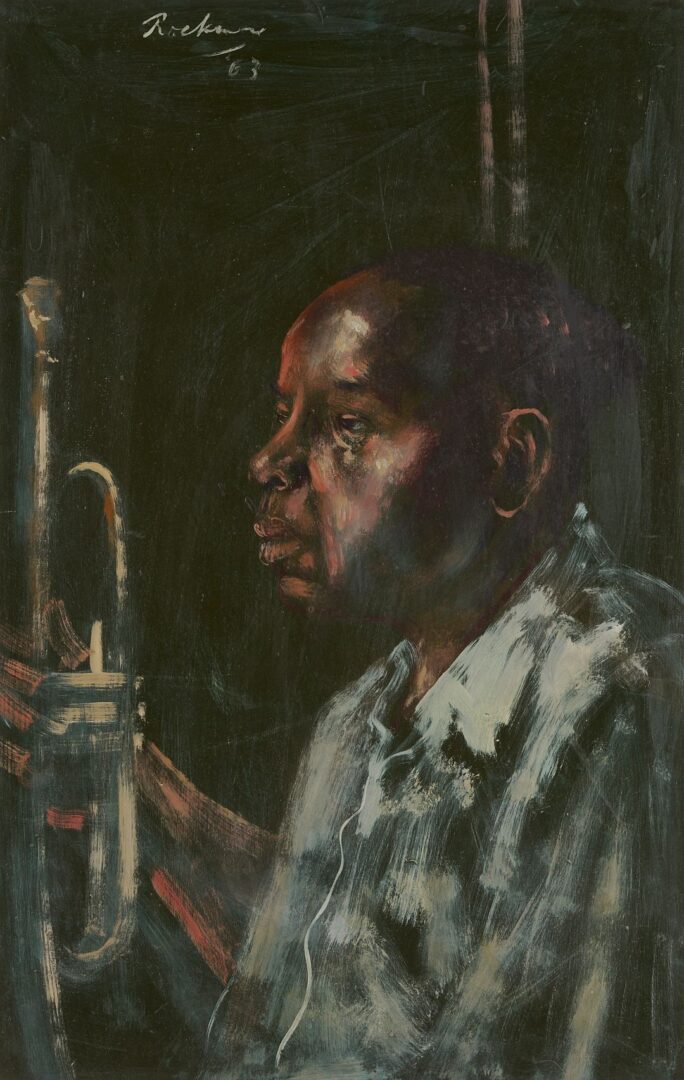 Lot 161: Noel Rockmore O/C, Andrew Anderson from Preservation Hall Series