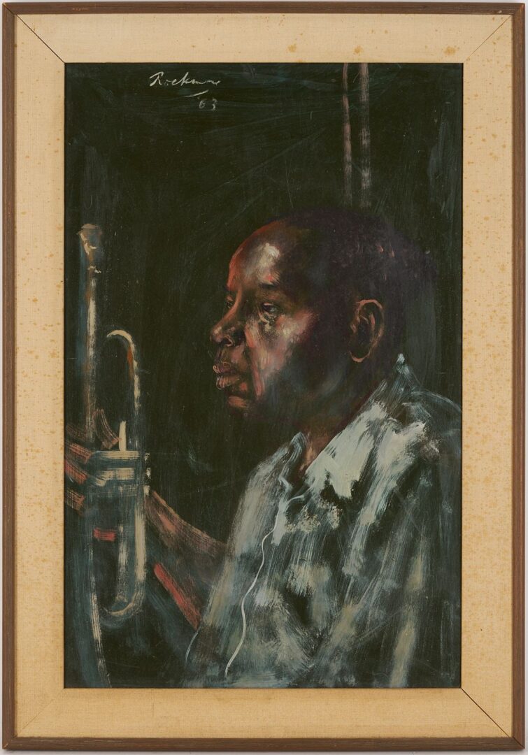 Lot 161: Noel Rockmore O/C, Andrew Anderson from Preservation Hall Series