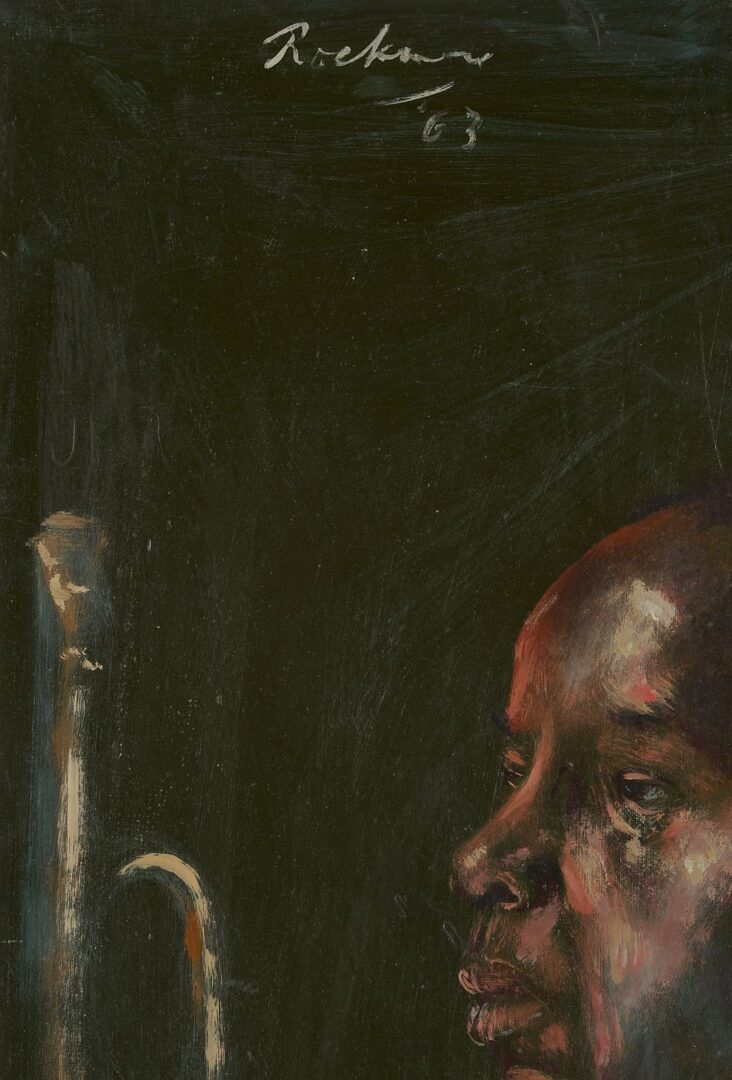 Lot 161: Noel Rockmore O/C, Andrew Anderson from Preservation Hall Series