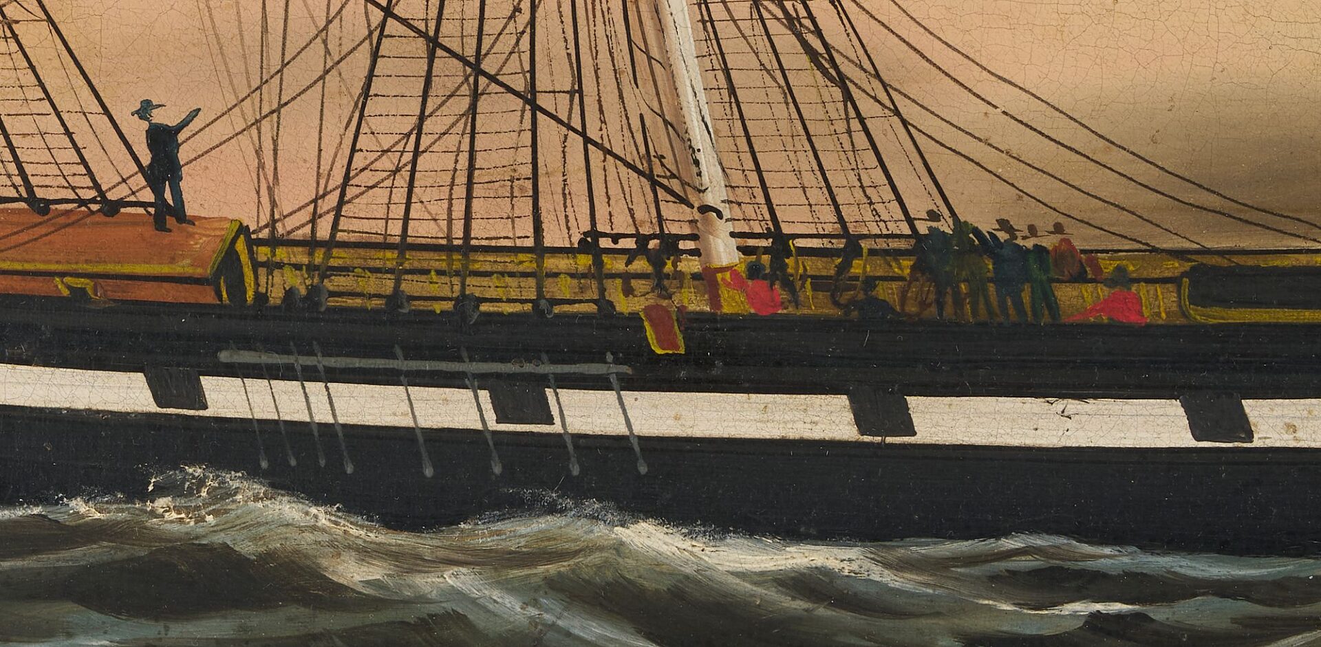Lot 165: James Guy Evans American Marine Painting, Cape Henry