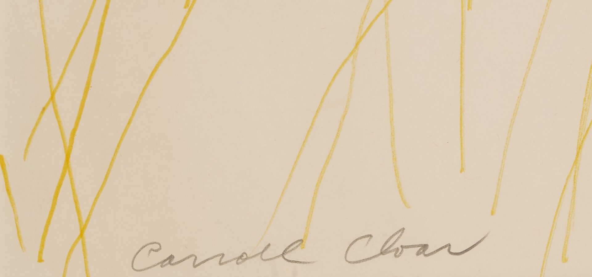 Lot 172: Large Carroll Cloar Drawing, Girl in a Field