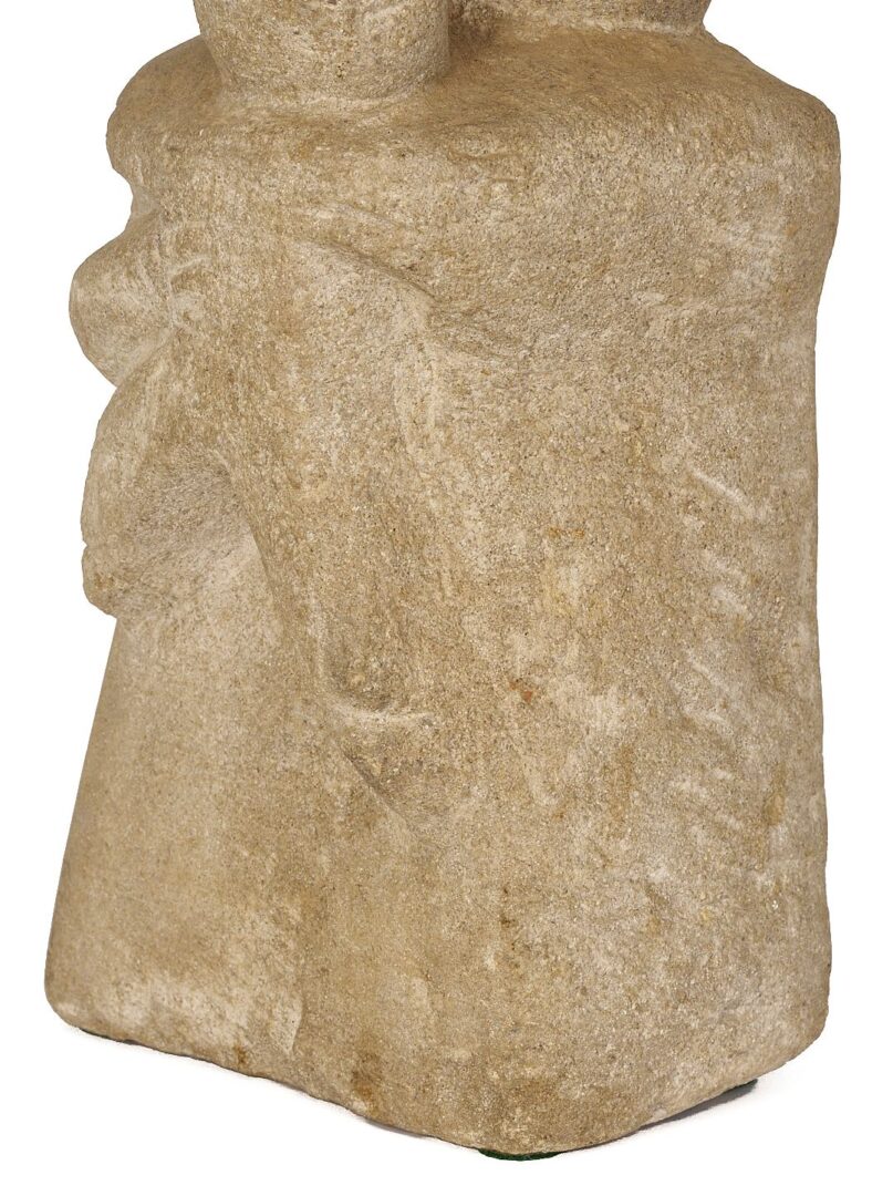 Lot 173: William Edmondson Sculpture, Mother and Child