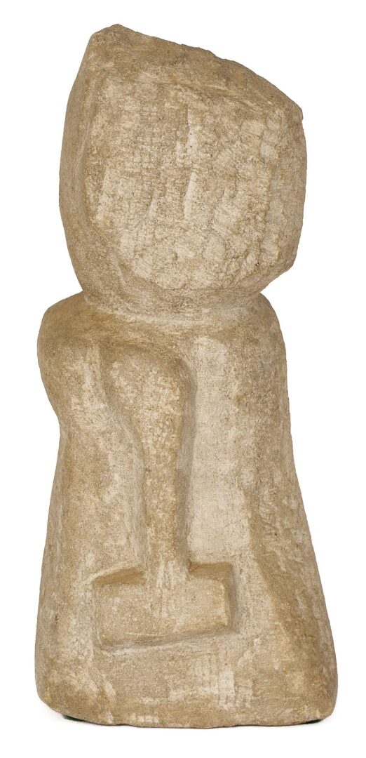 Lot 173: William Edmondson Sculpture, Mother and Child