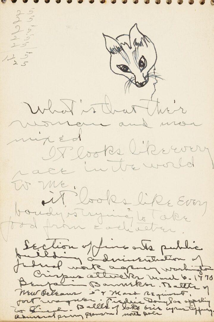 Lot 176: Joseph Delaney Sketchbook, 29 Works on Paper