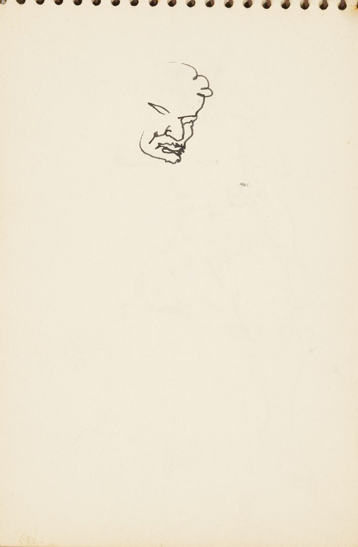 Lot 176: Joseph Delaney Sketchbook, 29 Works on Paper