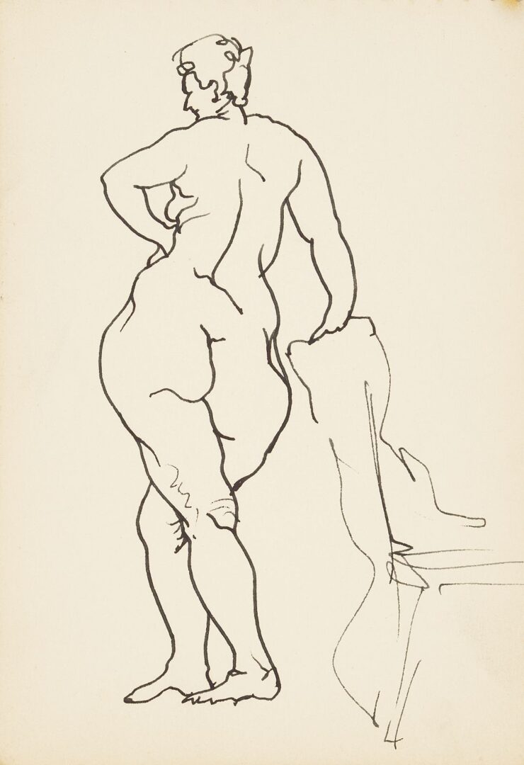 Lot 176: Joseph Delaney Sketchbook, 29 Works on Paper