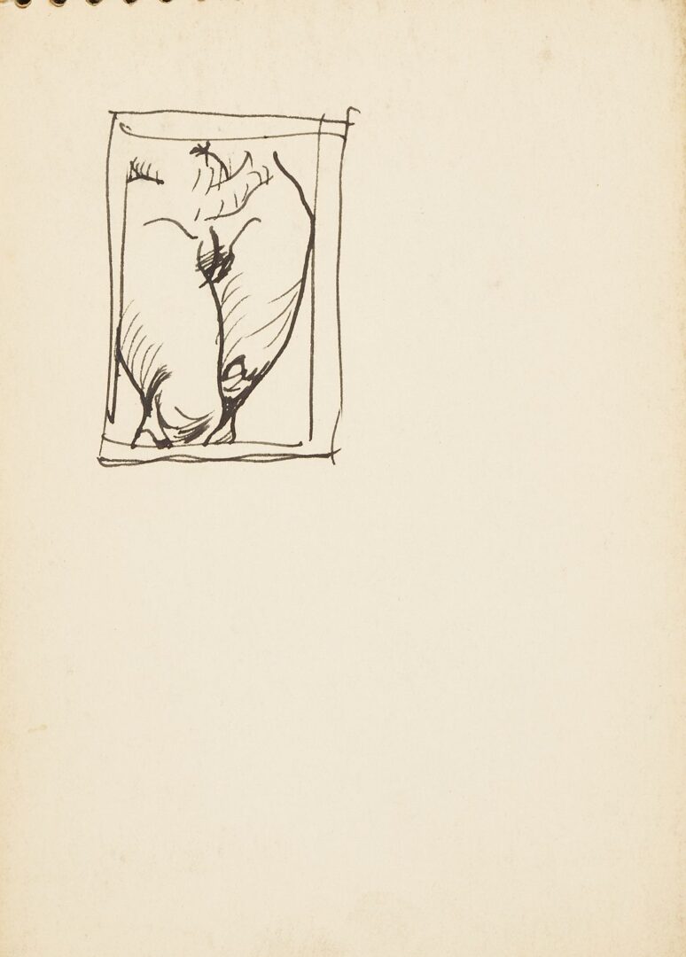 Lot 176: Joseph Delaney Sketchbook, 29 Works on Paper