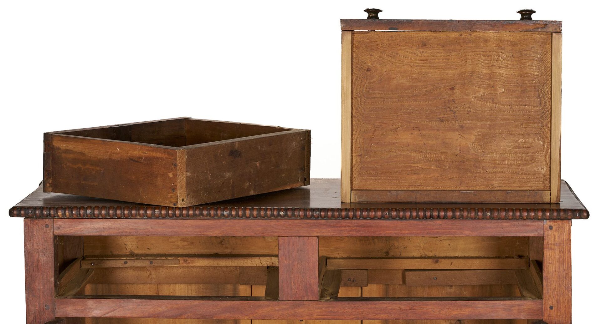 Lot 183: Southern Painted Pie Safe with Urn Tins, SW VA or East TN