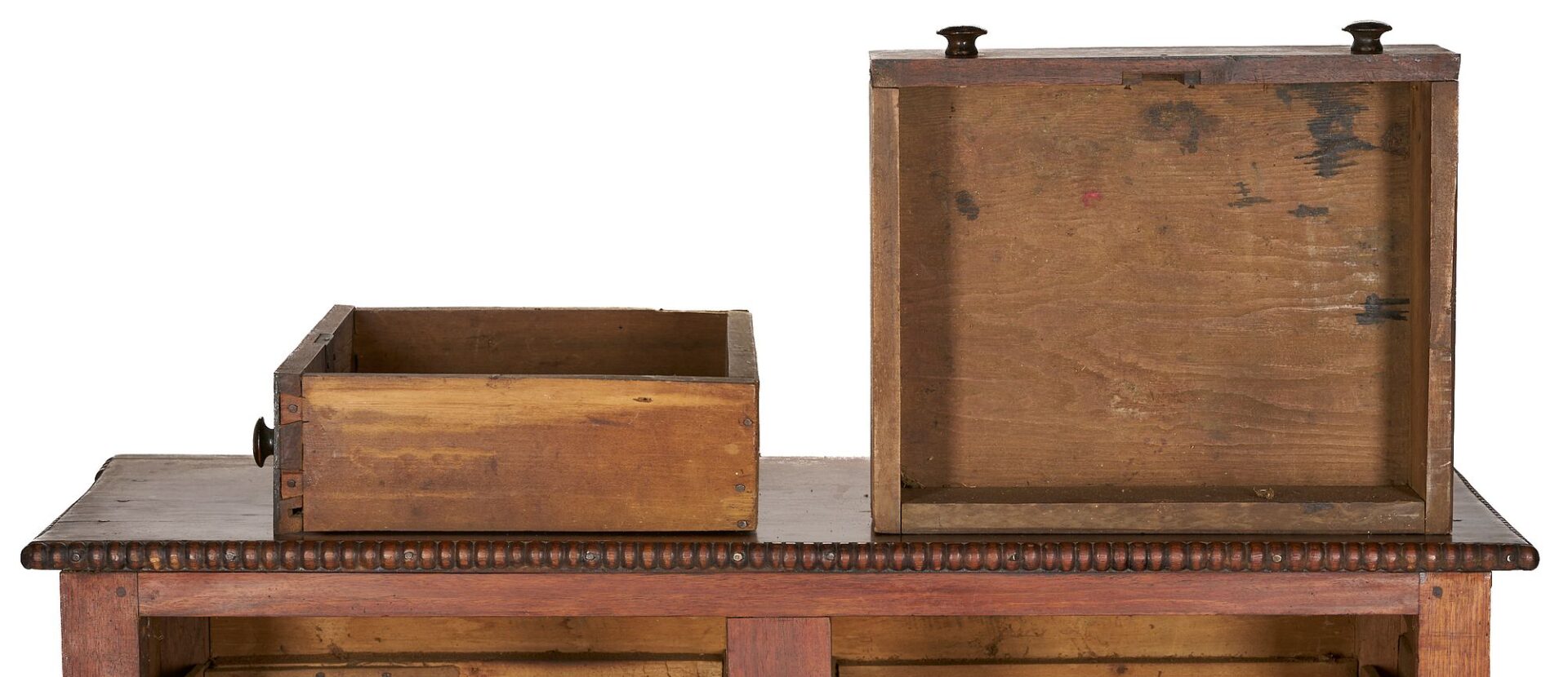 Lot 183: Southern Painted Pie Safe with Urn Tins, SW VA or East TN