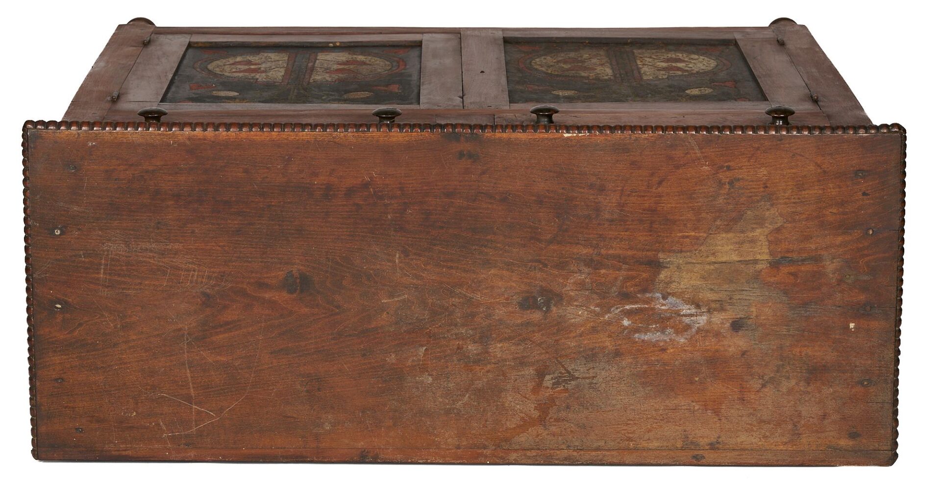 Lot 183: Southern Painted Pie Safe with Urn Tins, SW VA or East TN