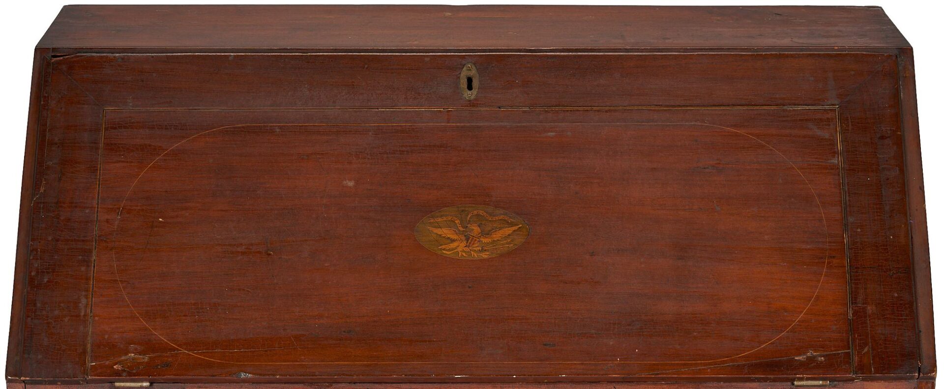 Lot 189: Southern Federal Inlaid Desk w/ Eagle, 16 Stars