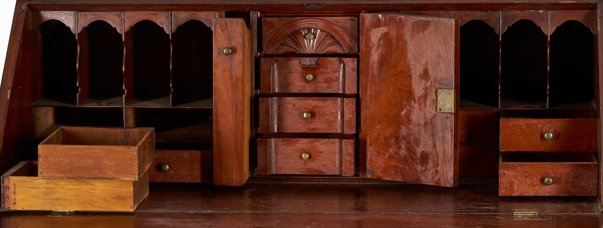 Lot 189: Southern Federal Inlaid Desk w/ Eagle, 16 Stars