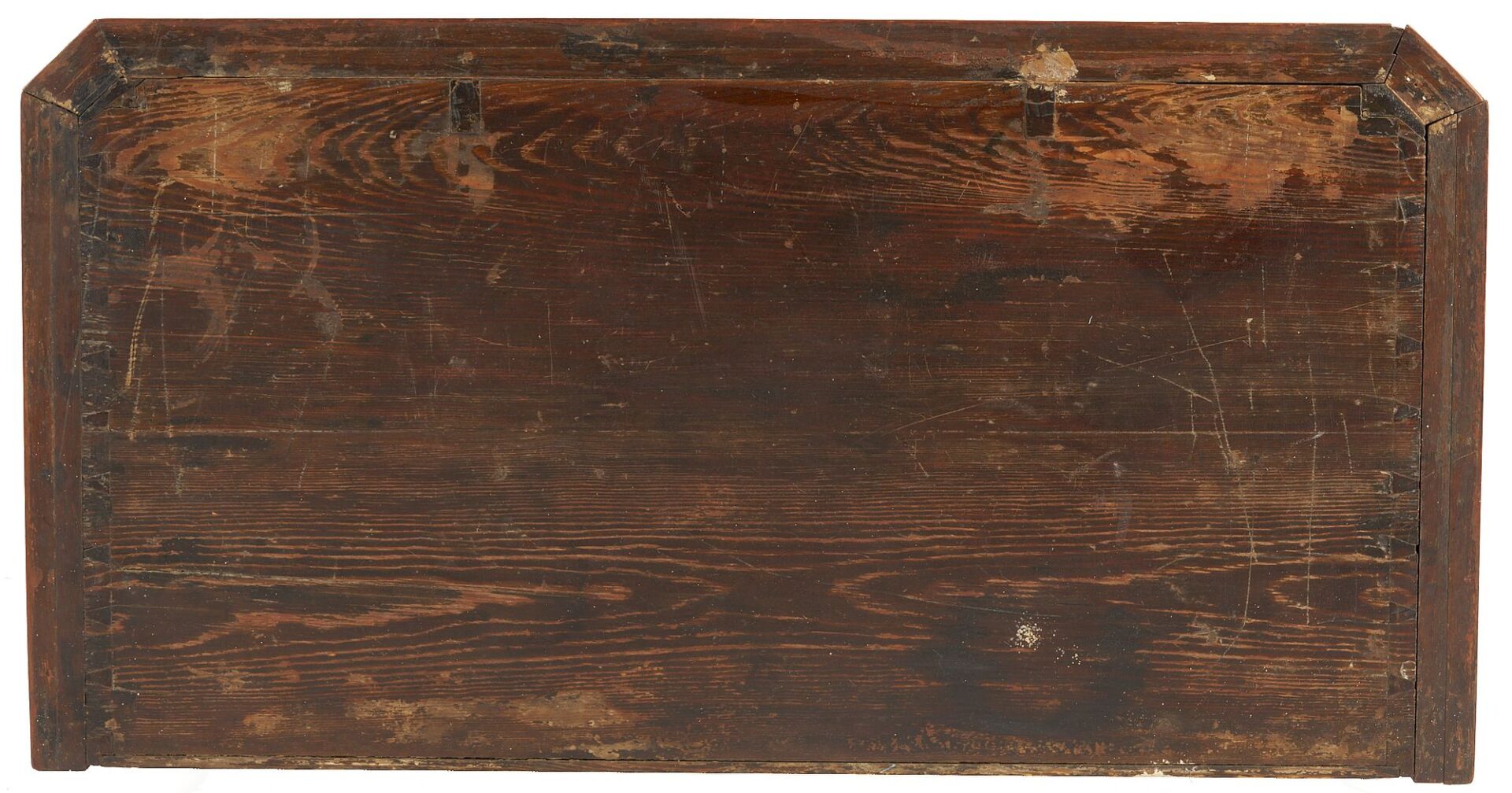 Lot 193: Southern Coastal Chippendale Walnut Chest on Chest