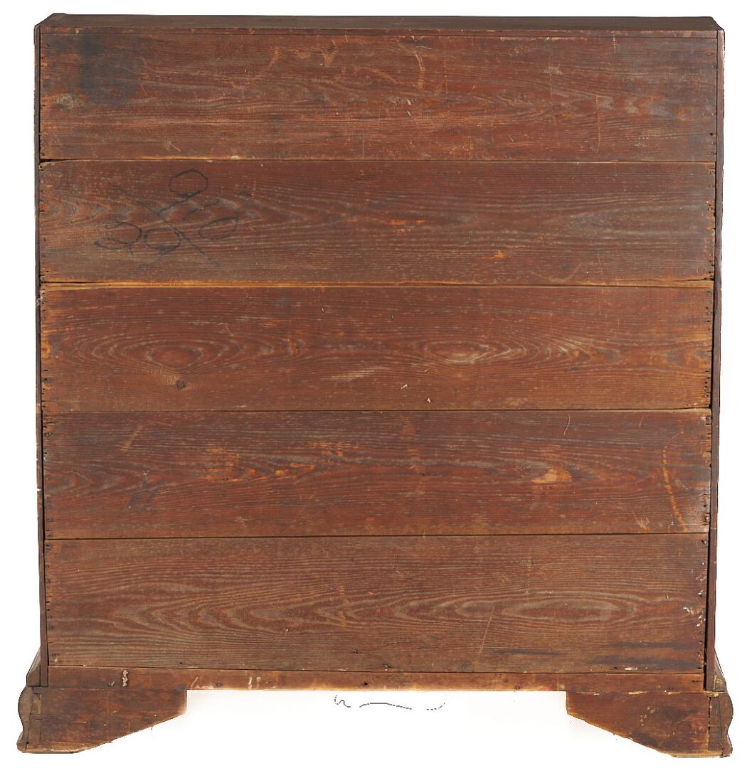 Lot 198: Southern Chippendale Walnut Slant Front Desk