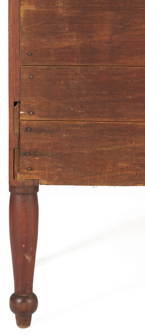 Lot 199: Southern walnut two drawer Sheraton server