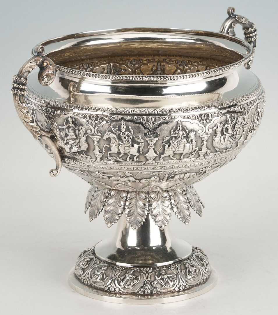 Lot 1: Southeast Asian Gilt Silver Urn or Trophy