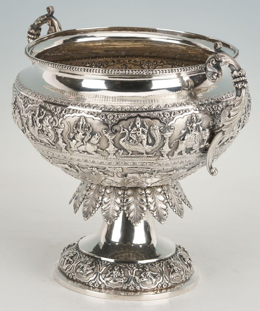 Lot 1: Southeast Asian Gilt Silver Urn or Trophy