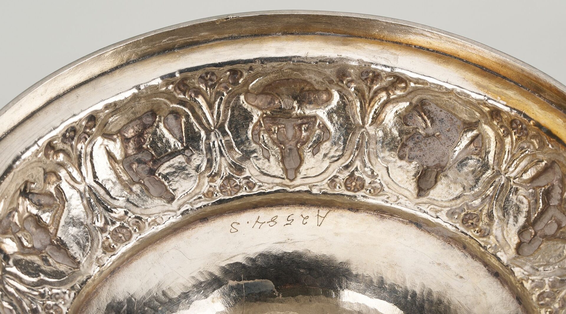 Lot 1: Southeast Asian Gilt Silver Urn or Trophy