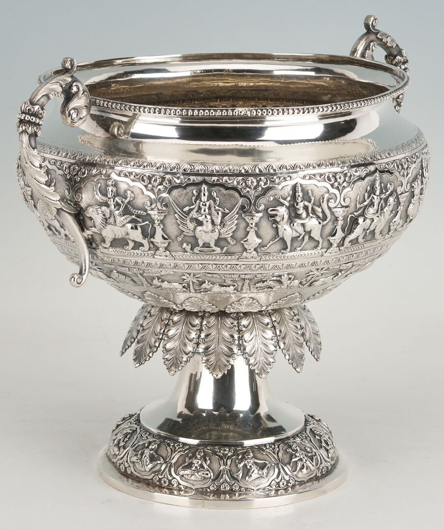 Lot 1: Southeast Asian Gilt Silver Urn or Trophy