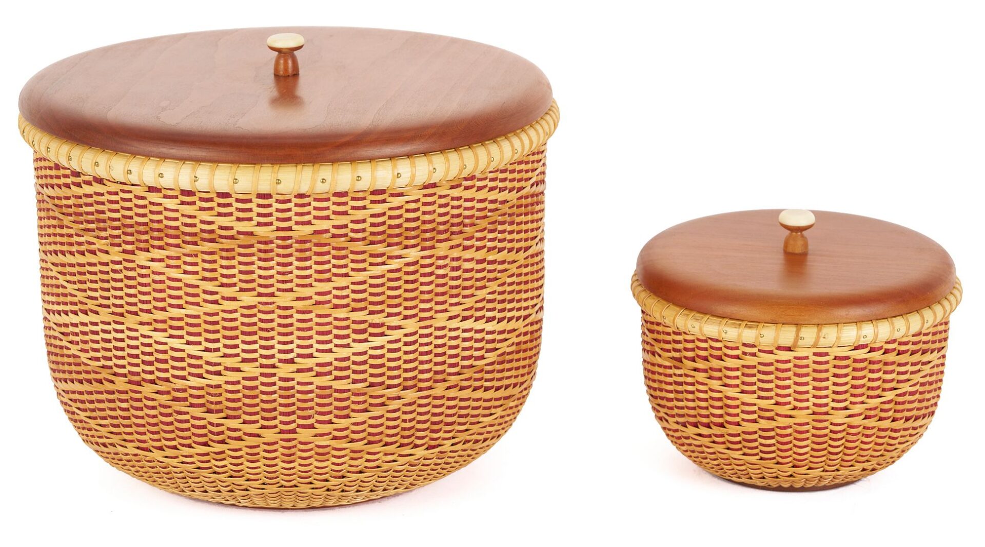 Lot 200: 4 Robert Thress Nantucket Baskets