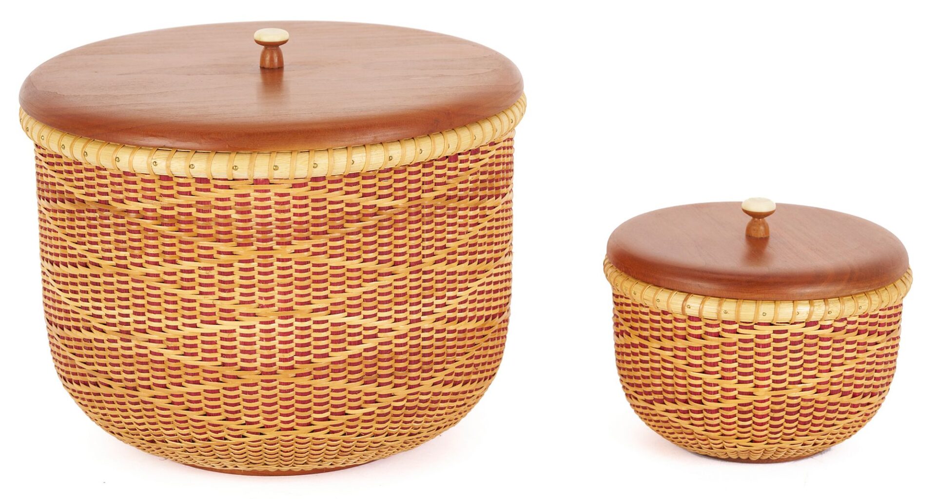 Lot 200: 4 Robert Thress Nantucket Baskets