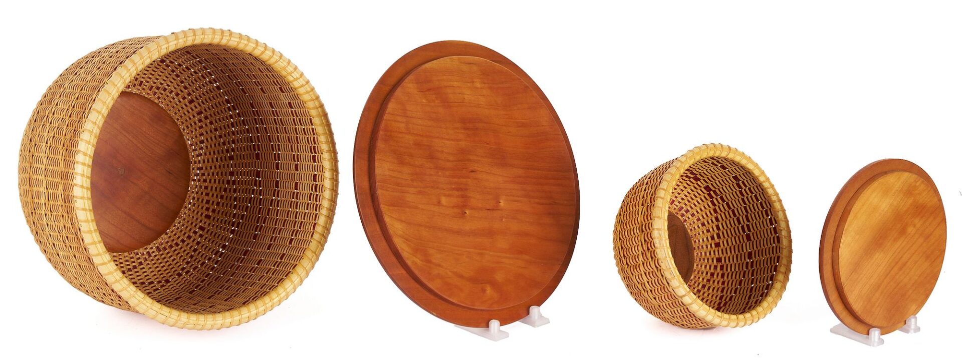 Lot 200: 4 Robert Thress Nantucket Baskets